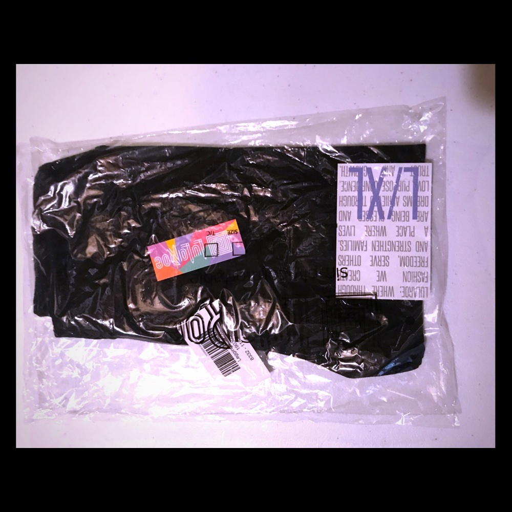 LLR Kids L/XL Leggings SOLID BLACK LuLaRoe BNWT